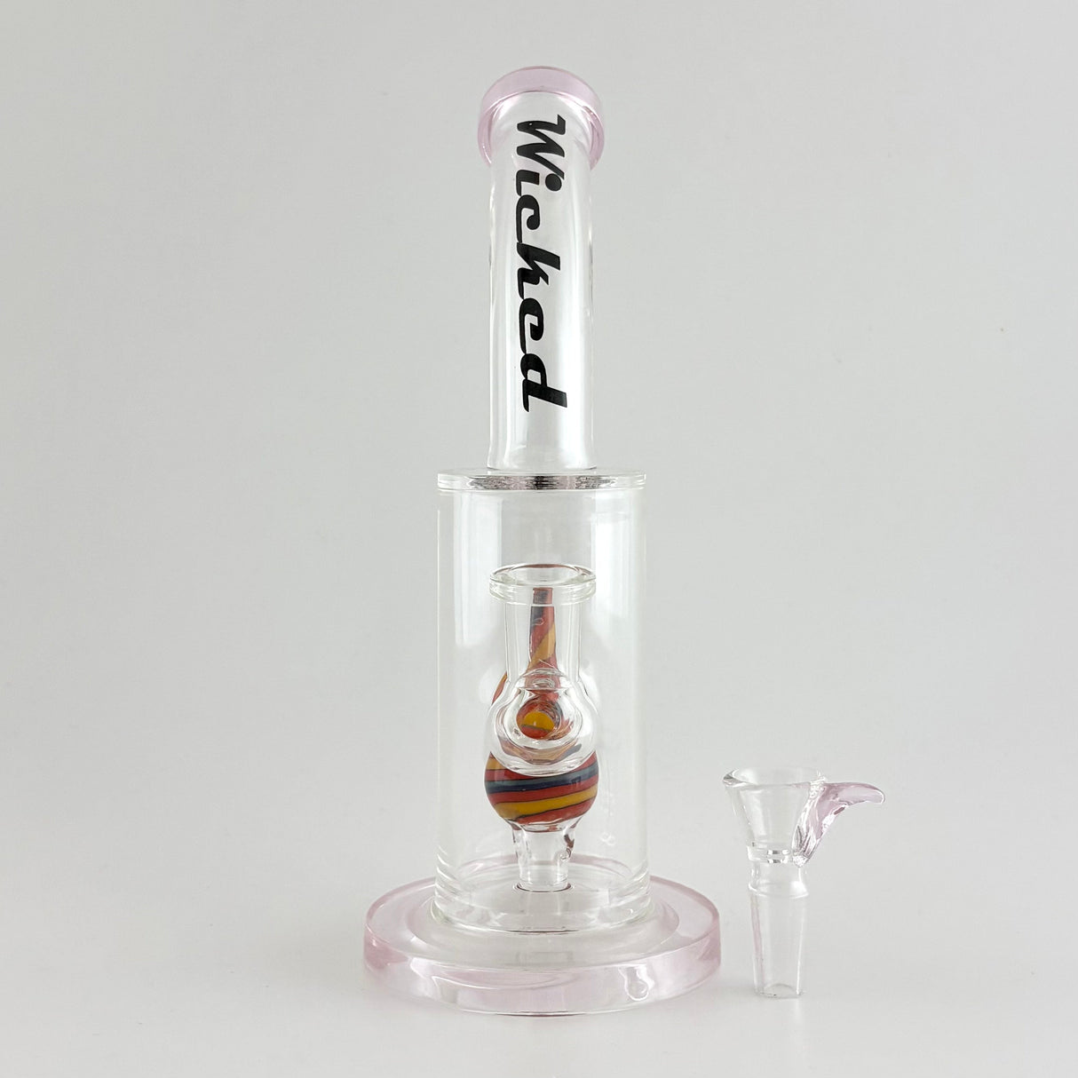Wicked | 8" Wig-Wag Dome Perc Dab Rig Glass Bong Super Supplys Inc