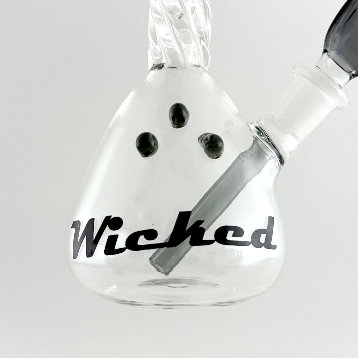 Wicked | 7" Twisted Water Pipe Glass Bong Super Supplys Inc