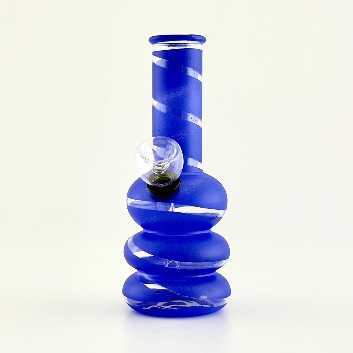 6" Glass Water Pipe – 10 Assorted Colours Glass Bong Super Supplys Inc Blue