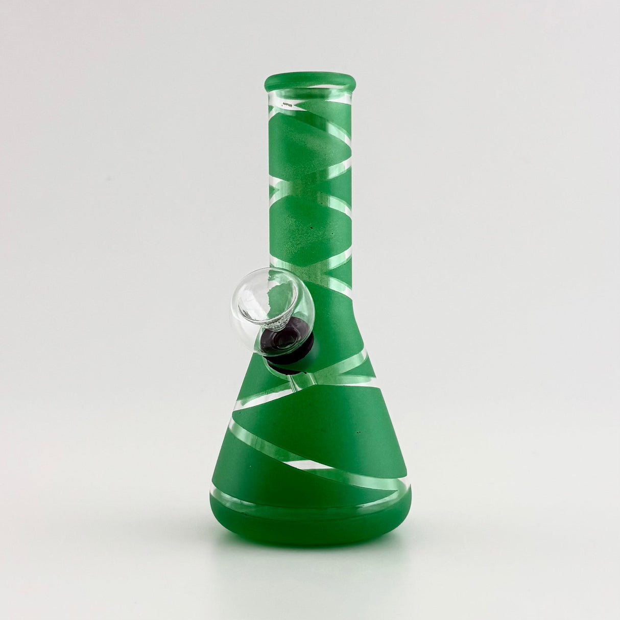 6" Glass Water Pipe – 10 Assorted Colours Glass Bong Super Supplys Inc Green