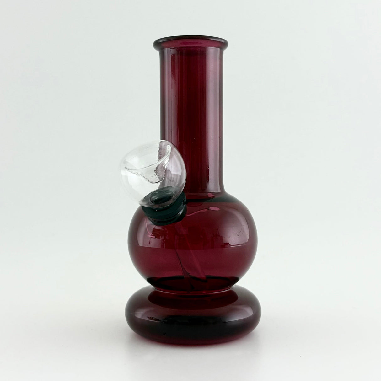 5" Colour Water Pipe - 10 Assorted Colours Glass Bong Super Supplys Inc Burgundy