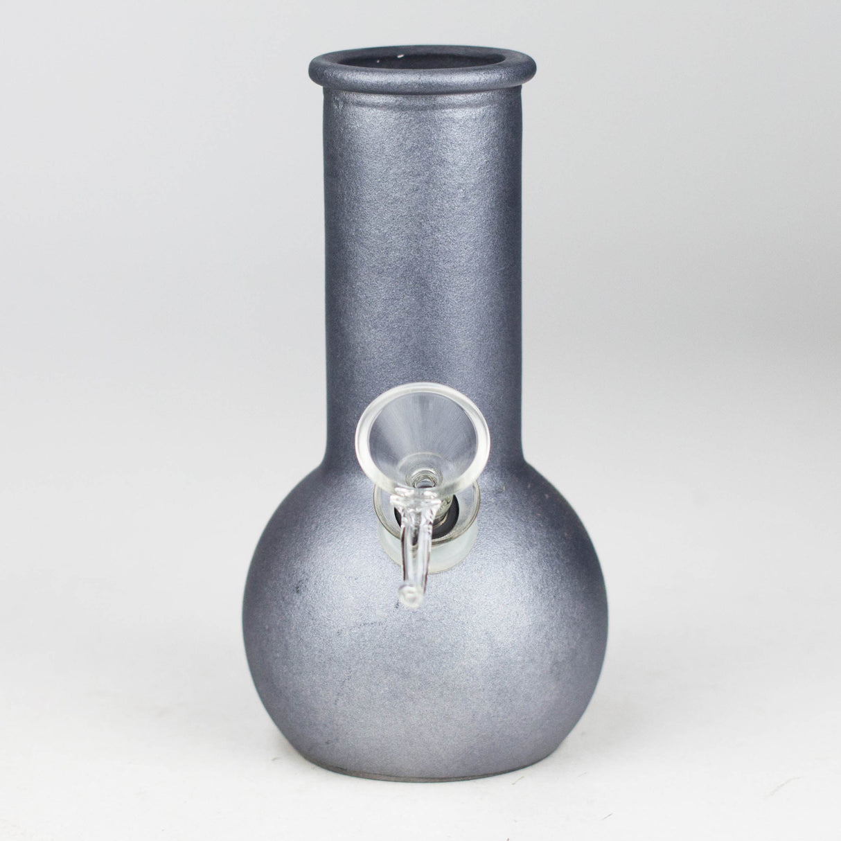 6 " Soft Glass Assorted Colors Glass Bong Super Supplys Inc Gray