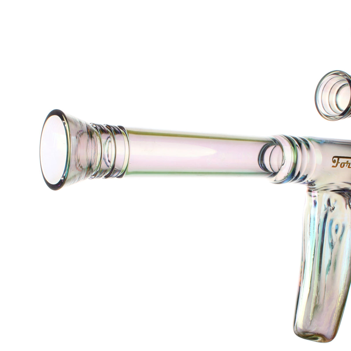 Fortune | 18" AK-47 Style Electroplated Glass Bong Glass Bong Fortune