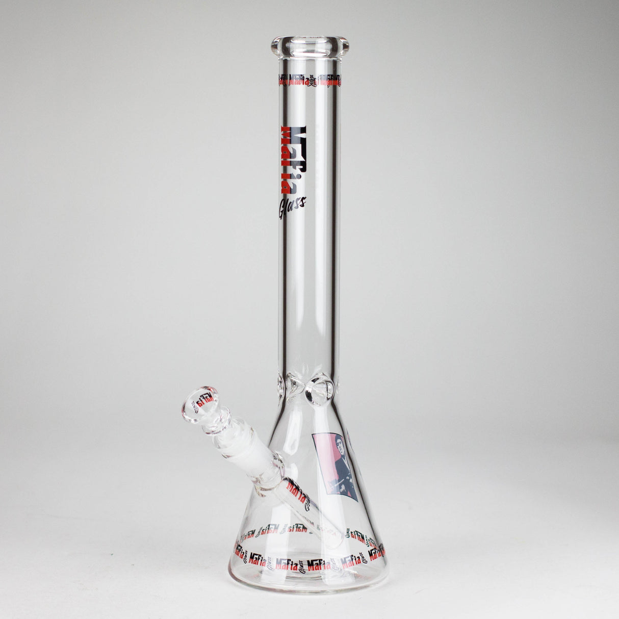 Mafia Glass | Character-Themed Beaker Bongs – Mafia Glass Collection Glass Bong Small Biz Distributors Red