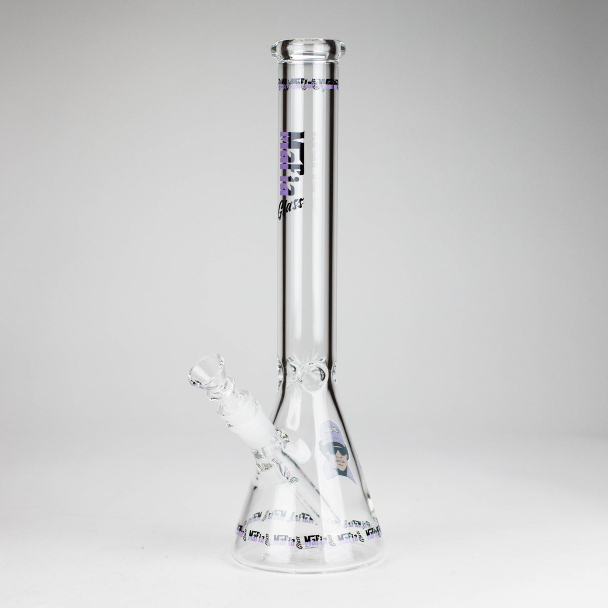 Mafia Glass | Character-Themed Beaker Bongs – Mafia Glass Collection Glass Bong Small Biz Distributors Purple