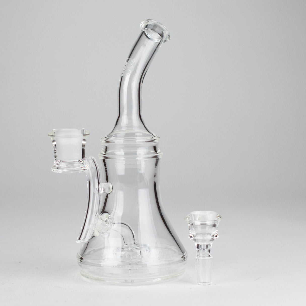 Nami Glass | 9" Ripple Dab Rig – Premium Borosilicate with Signature Inline Design