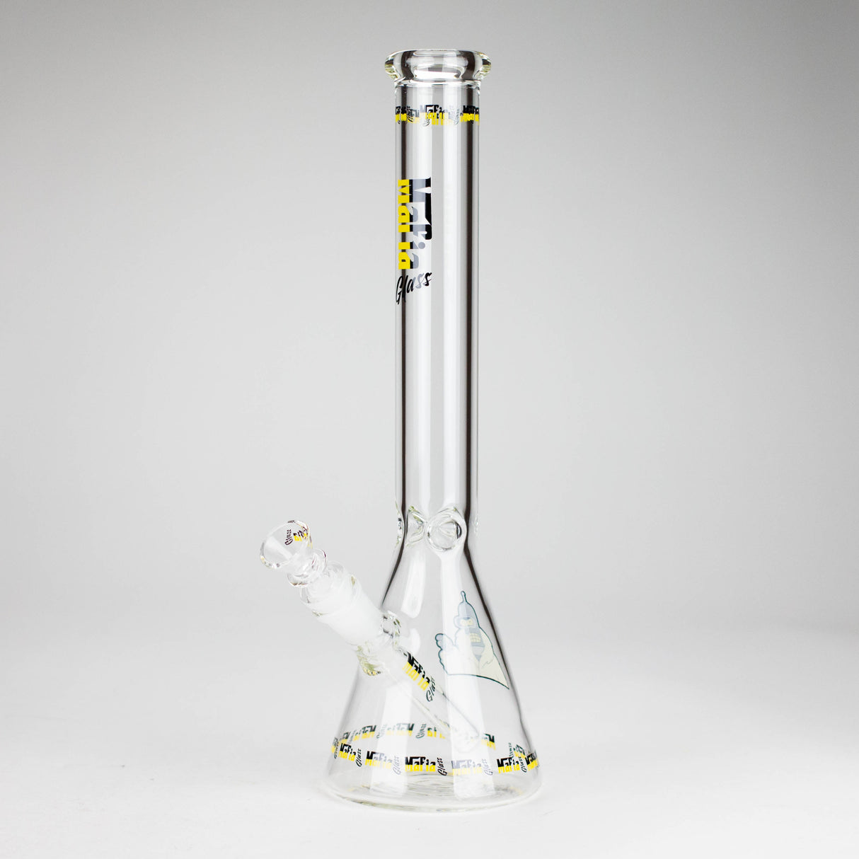 Mafia Glass | Character-Themed Beaker Bongs – Mafia Glass Collection Glass Bong Small Biz Distributors Yellow