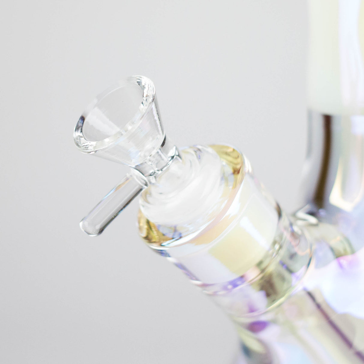 12.5" Hologram Beaker Glass Bong Glass Bong Small Biz Distributors