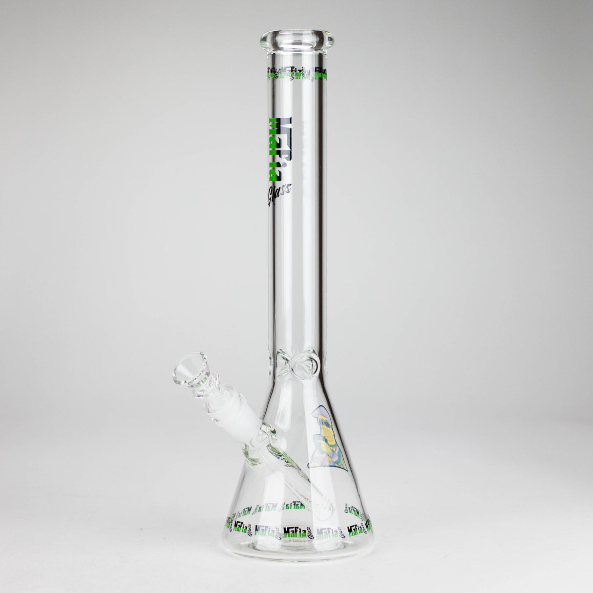 Mafia Glass | Character-Themed Beaker Bongs – Mafia Glass Collection Glass Bong Small Biz Distributors Green
