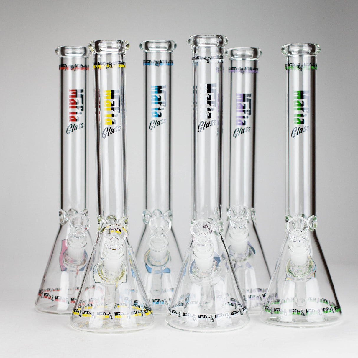 Mafia Glass | Character-Themed Beaker Bongs – Mafia Glass Collection Glass Bong Small Biz Distributors