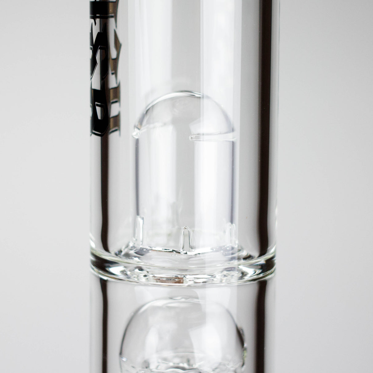 Medusa | 17" 7mm Double Tree Perc Glass Bong with Splash Guard Glass Bong Small Biz Distributors