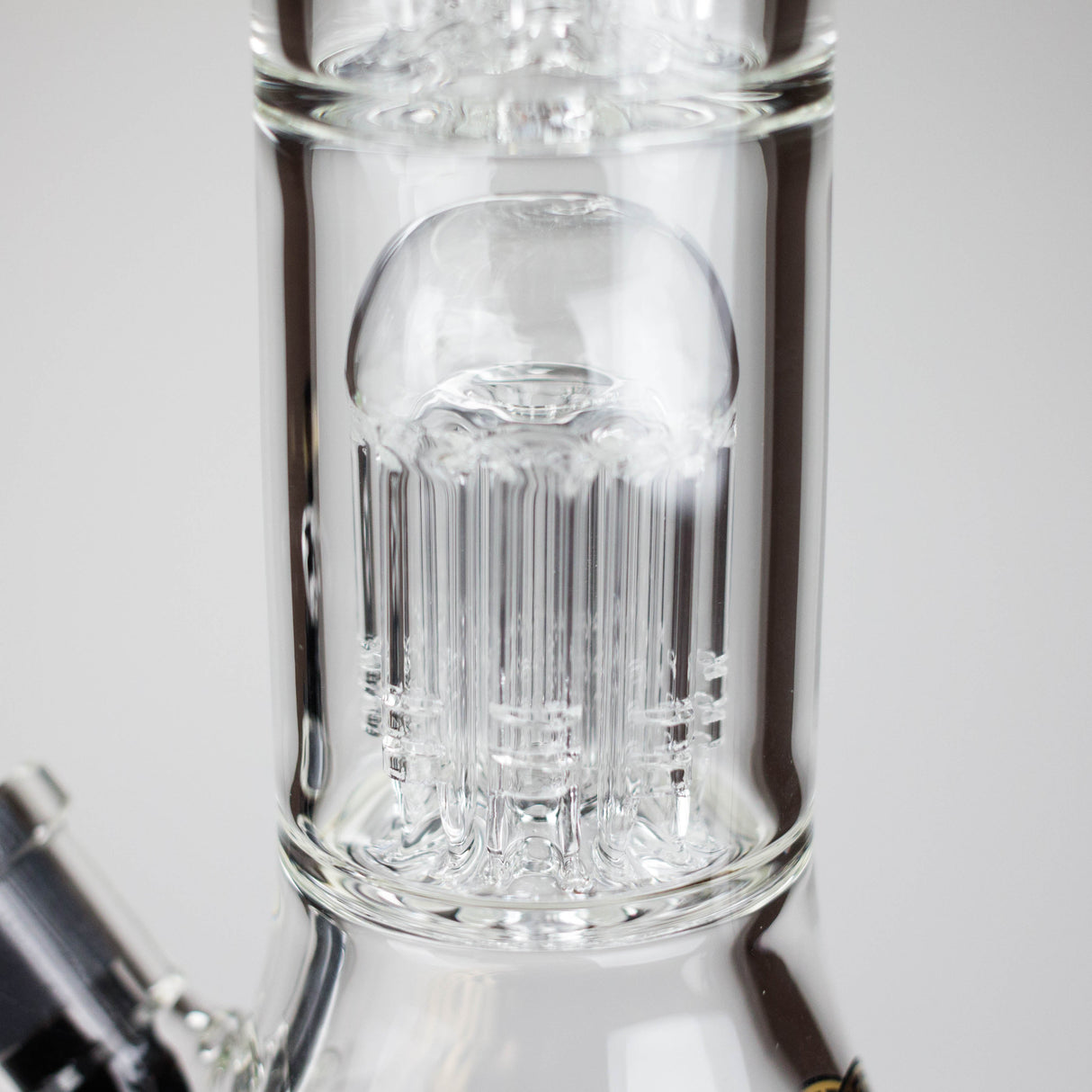 Medusa | 17" 7mm Double Tree Perc Glass Bong with Splash Guard Glass Bong Small Biz Distributors