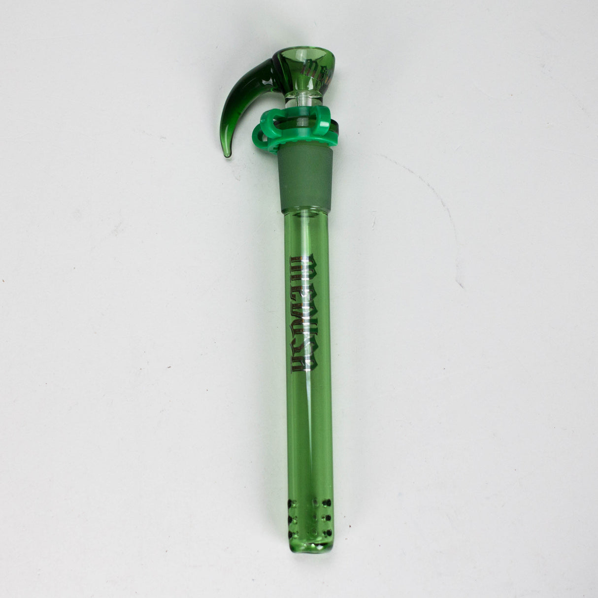 Medusa | Colored Downstem Style "01" – Includes Glass Bowl & Keck Clip Downstem · Bowlstem Small Biz Distributors 13.5cm / 5.3" Green