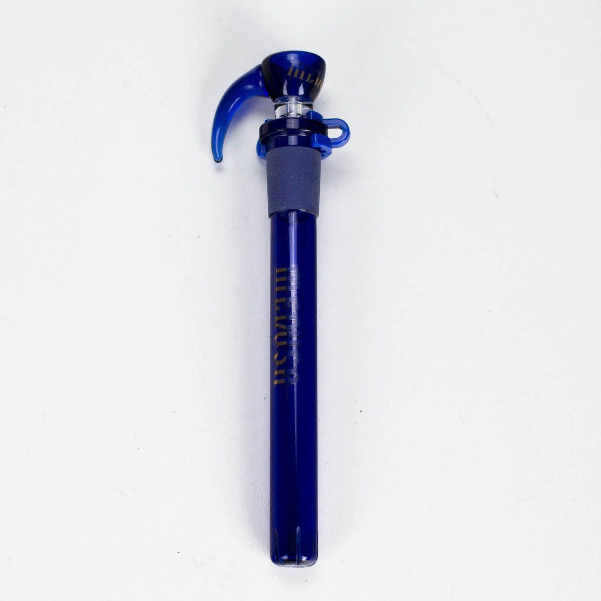 Medusa | Colored Downstem Style "02" – Includes Glass Bowl & Keck Clip Downstem · Bowlstem Small Biz Distributors 13.5cm / 5.3" Blue