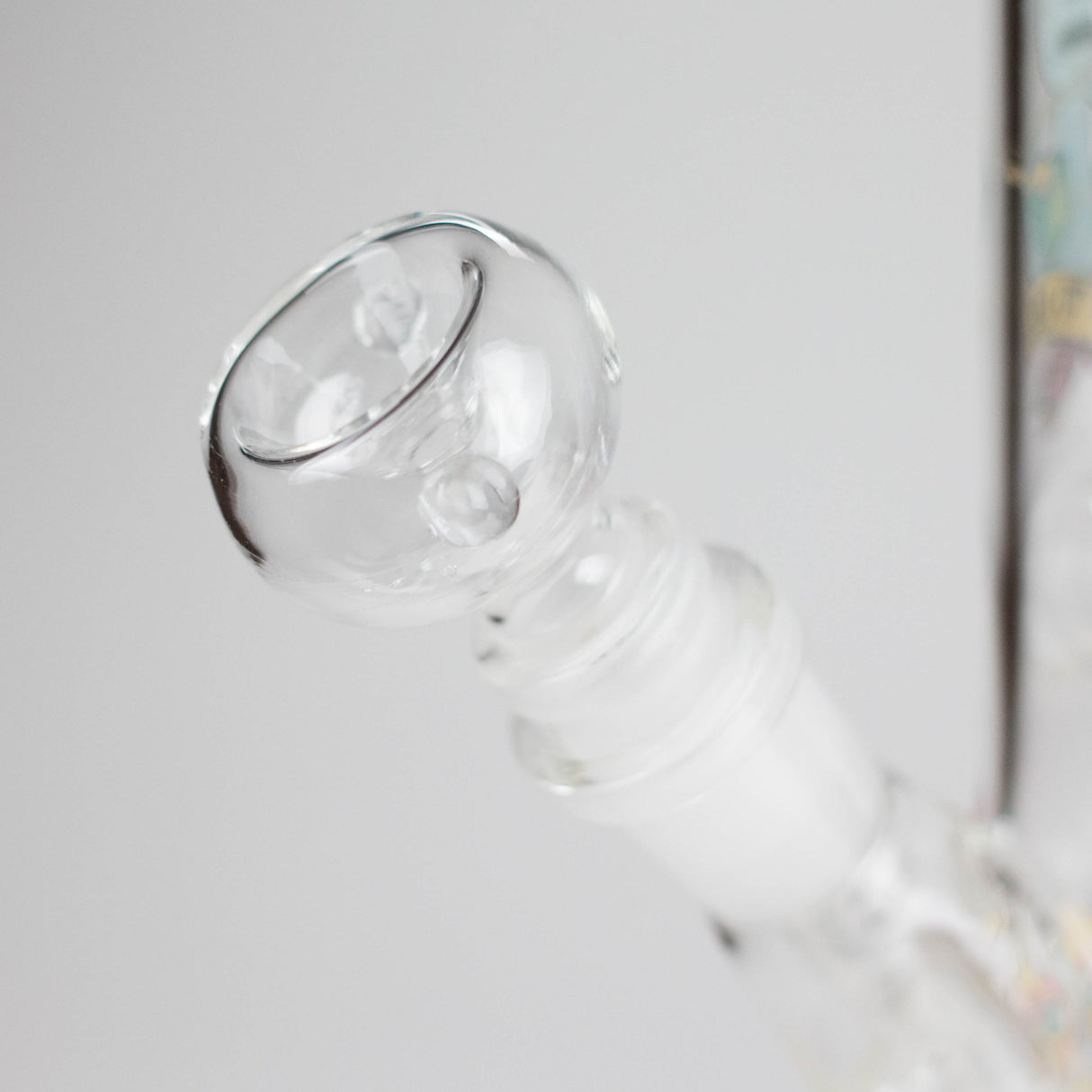 8" Cylinder Tube Glass Bong – 4mm Thick Glass Bong HALLO GLASS