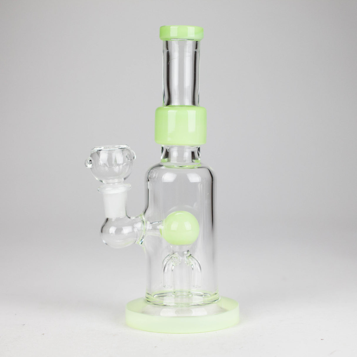 8" Tank Glass Bong – Octopus Shower Diffuser (Assorted) Glass Bong HALLO GLASS