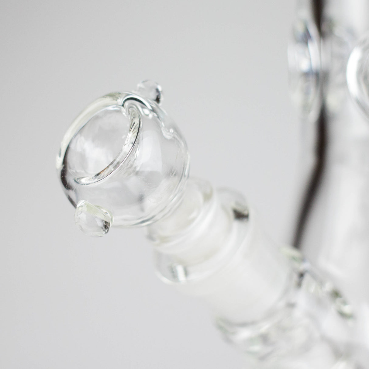 14" Thick: 7mm Heavy Base Beaker Glass Bong-Clear Glass Bong HALLO GLASS
