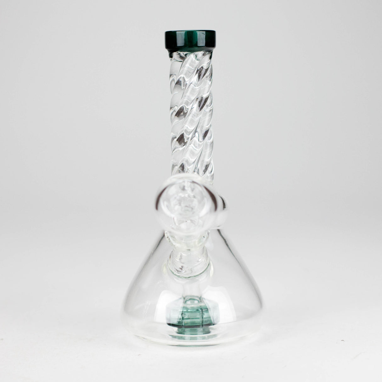 6" Conical Base Glass Bong – Shower Diffuser (Assorted) Glass Bong HALLO GLASS