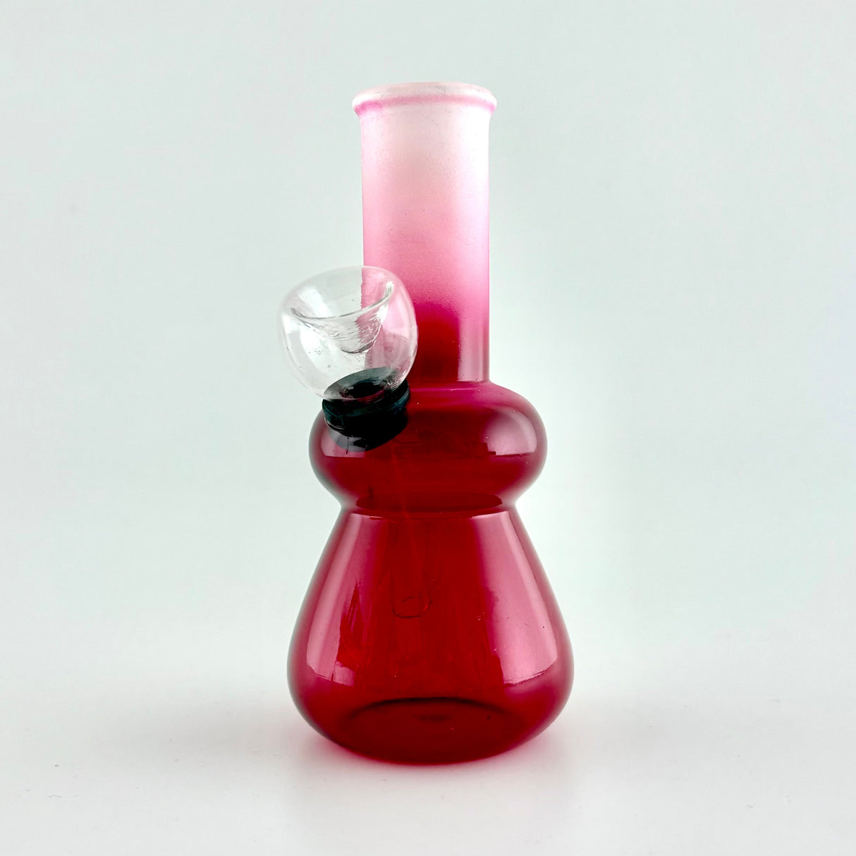 5" Mini Colour Water Pipe - 10 Assorted Colours Glass Bong Super Supplys Inc Burgundy