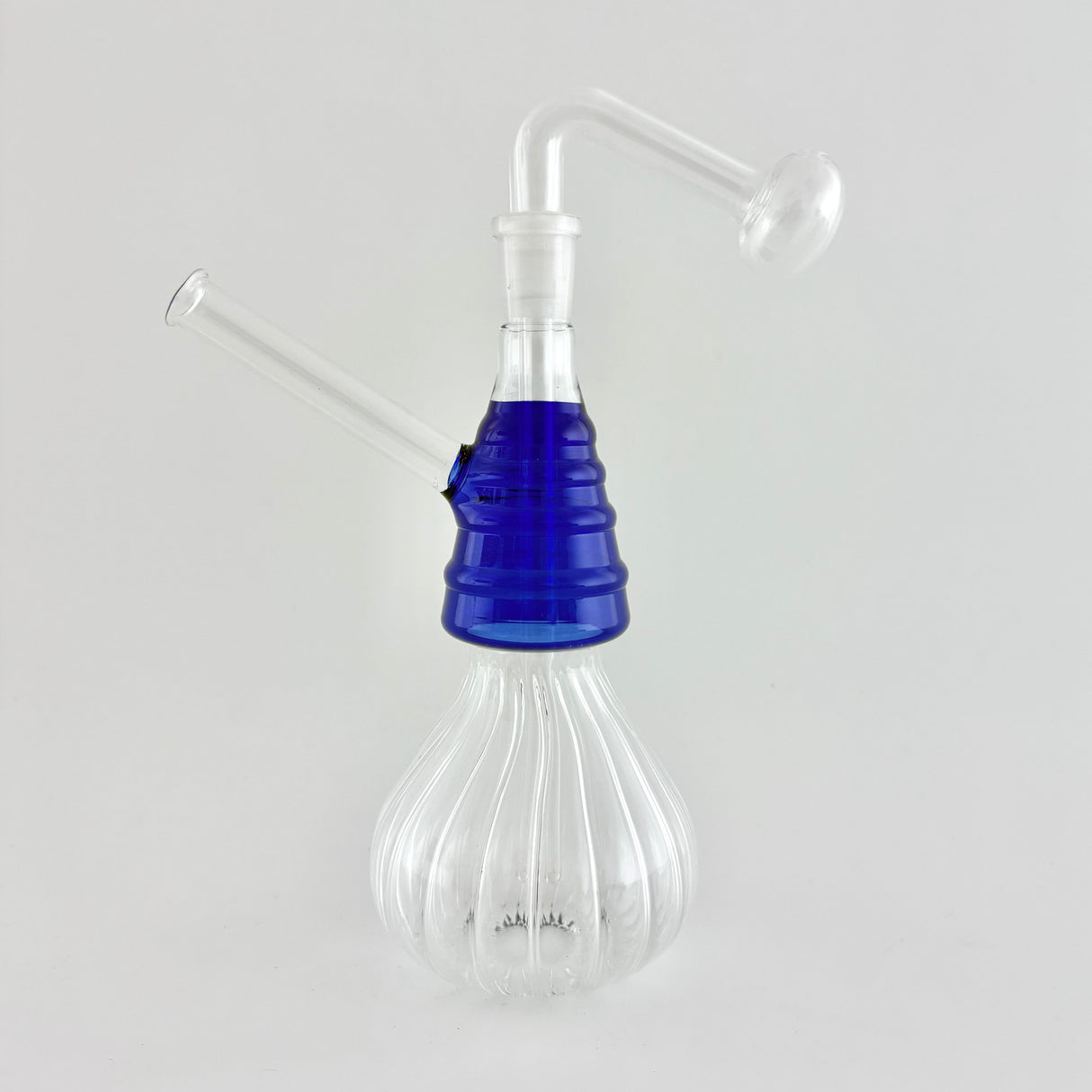 7“ Swirl Oil Burner Bubbler Glass Rig Super Supplys Inc Blue