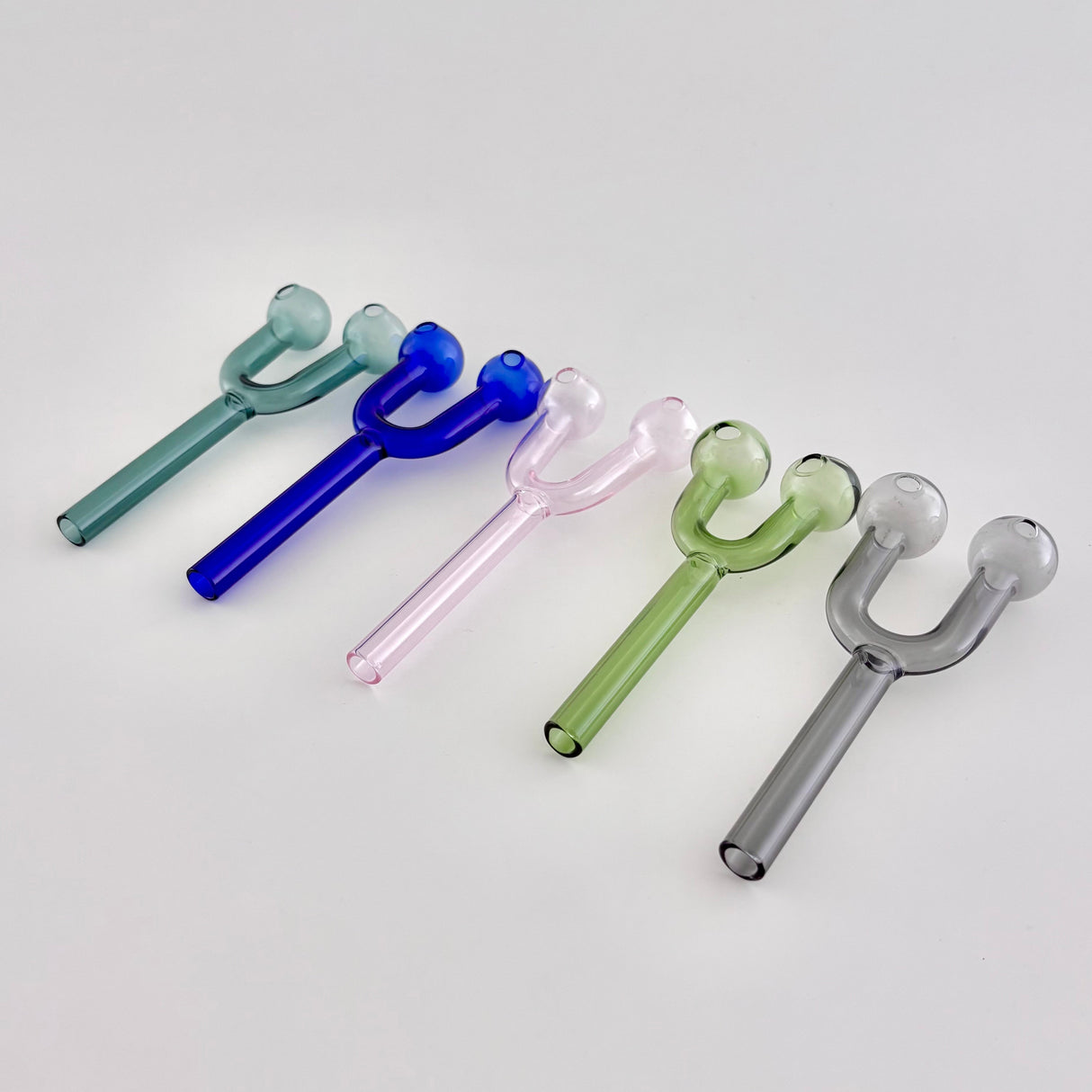 6" Double Hole Oil Burner Pipe – Assorted Colors-2CT Oil Burner Super Supplys Inc