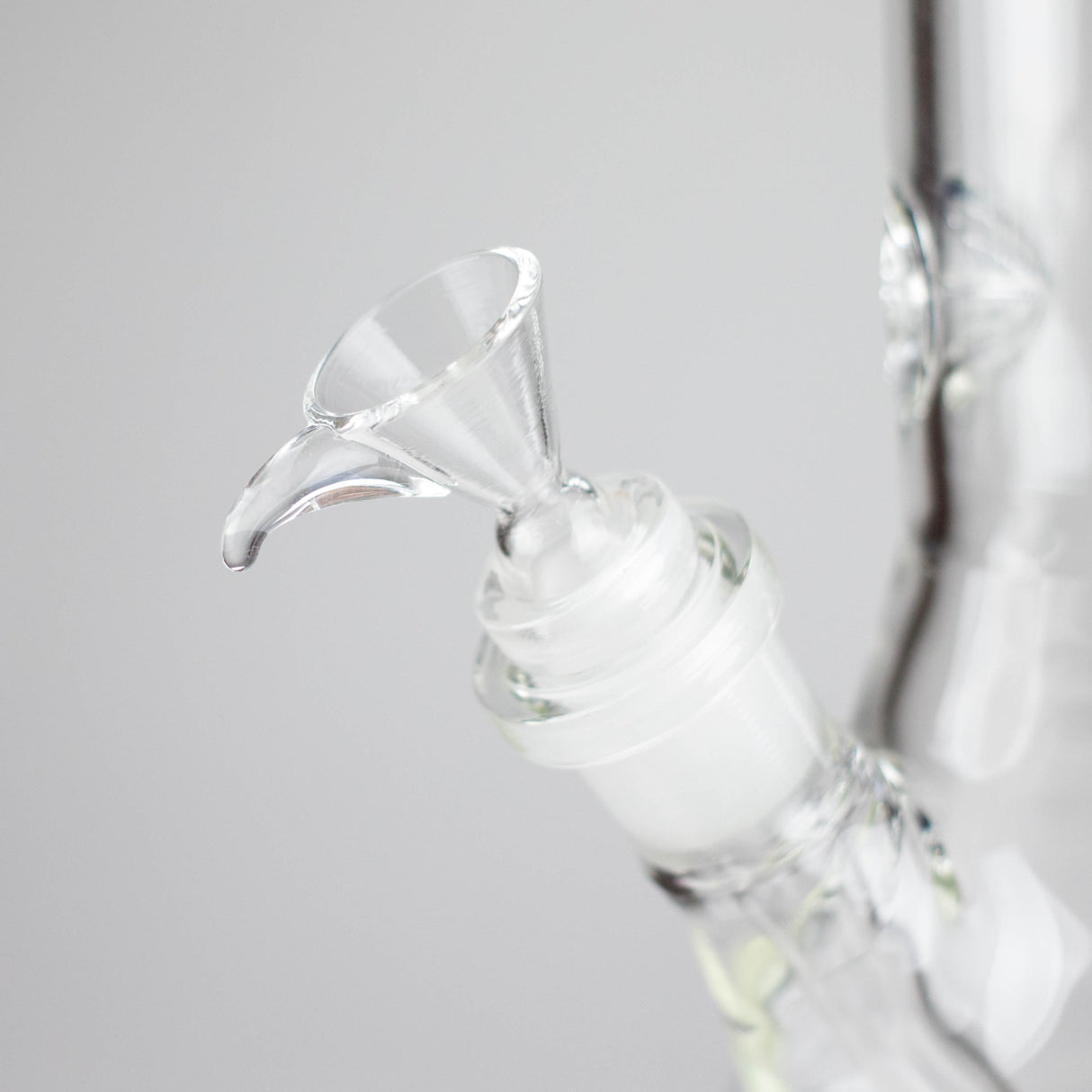10" Thickness: 5mm Heavy Beaker Bongs, 3Pc Color Rim Glass Bong HALLO GLASS