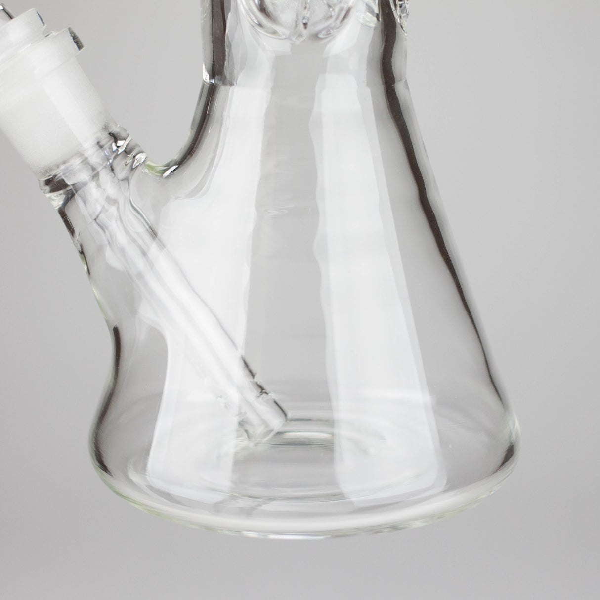 10" Thickness: 5mm Heavy Beaker Bongs, 3Pc Color Rim Glass Bong HALLO GLASS