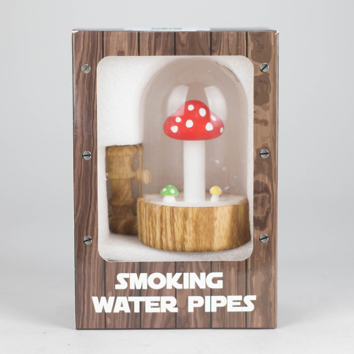 6" Waterwheel water pipe-Mushroom Resin · Silicone · Plastic Bong JJ Distribution
