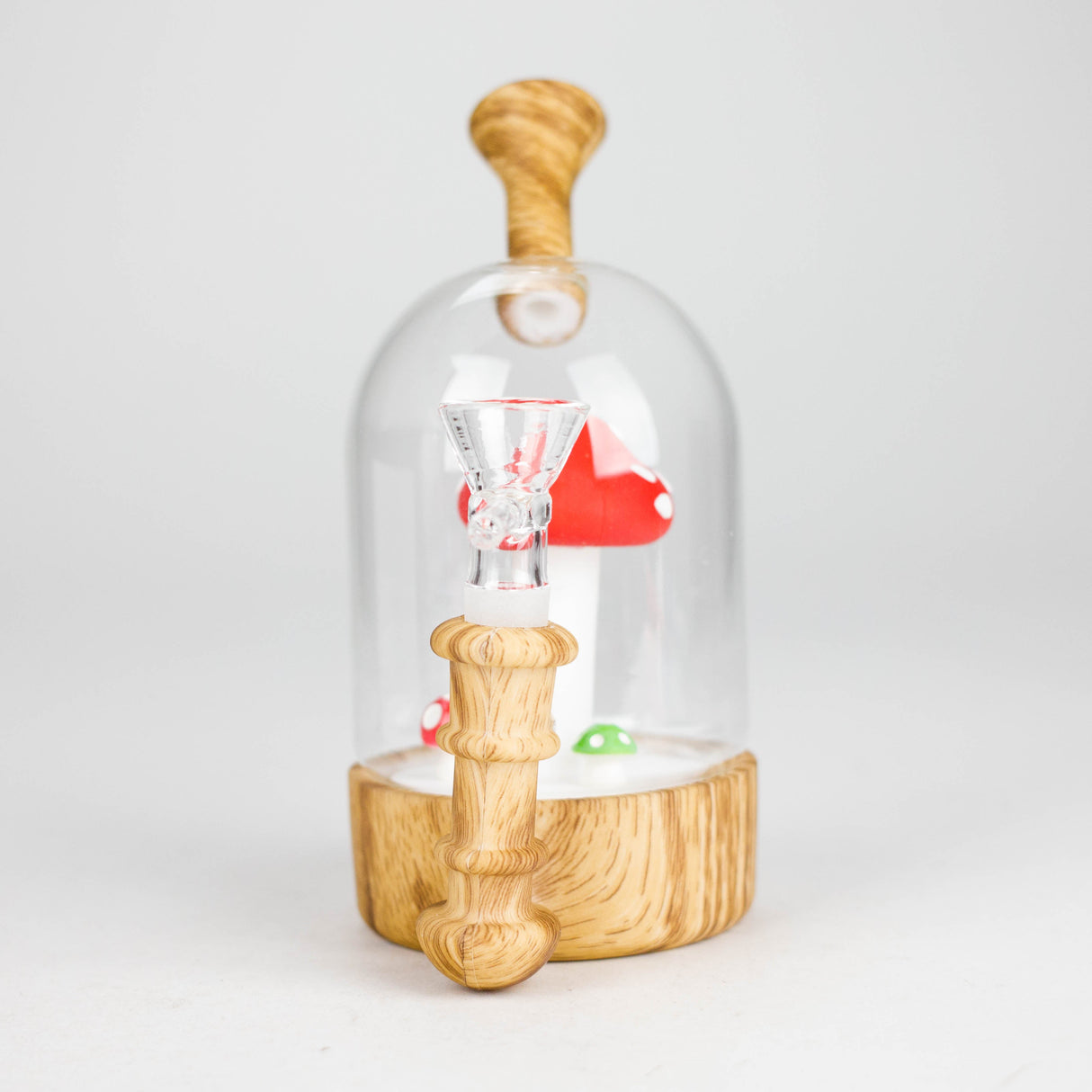 6" Waterwheel water pipe-Mushroom Resin · Silicone · Plastic Bong JJ Distribution