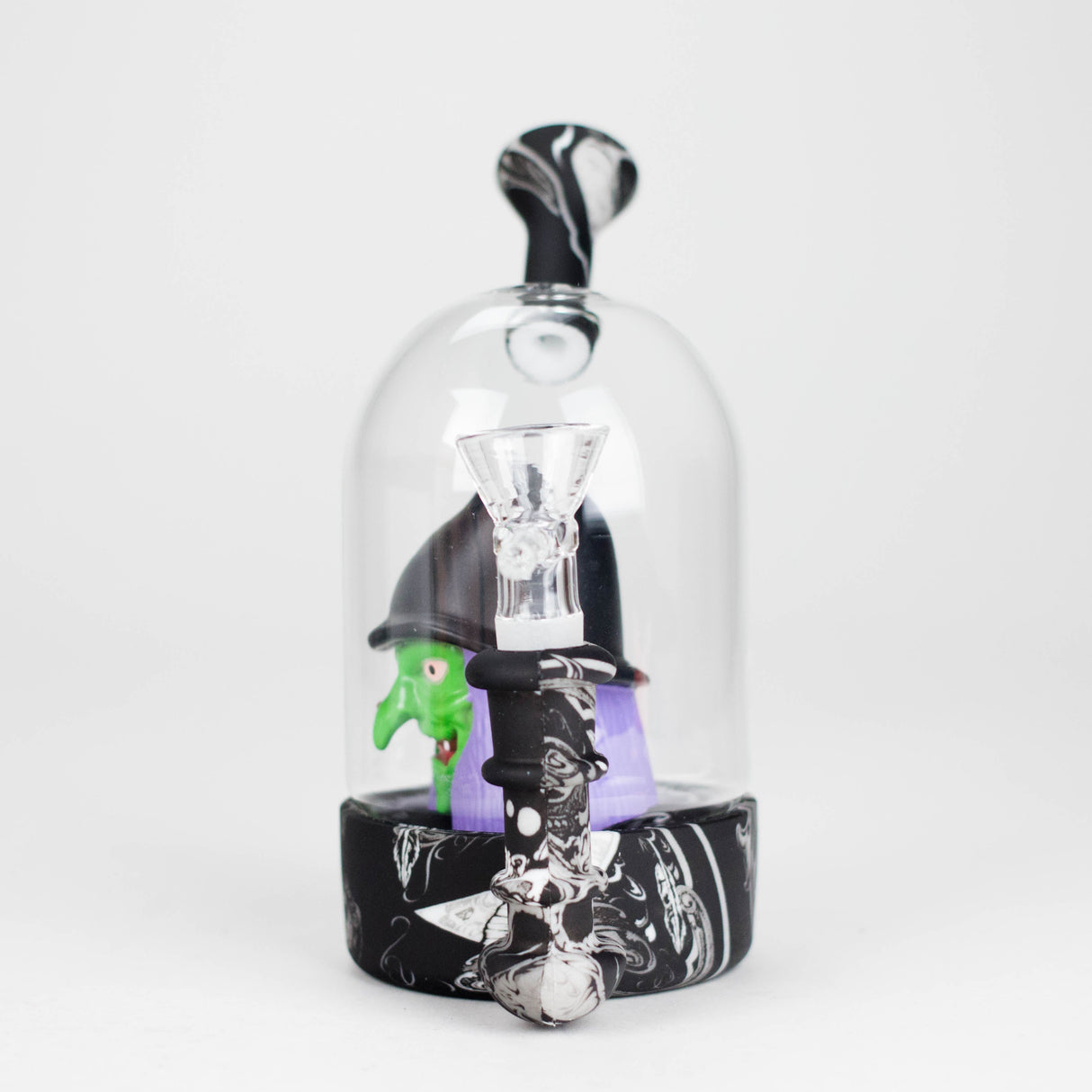 6" Waterwheel water pipe-Witch Resin · Silicone · Plastic Bong JJ Distribution