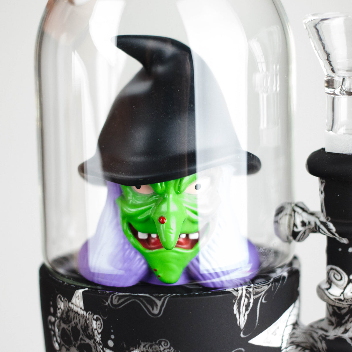 6" Waterwheel water pipe-Witch Resin · Silicone · Plastic Bong JJ Distribution