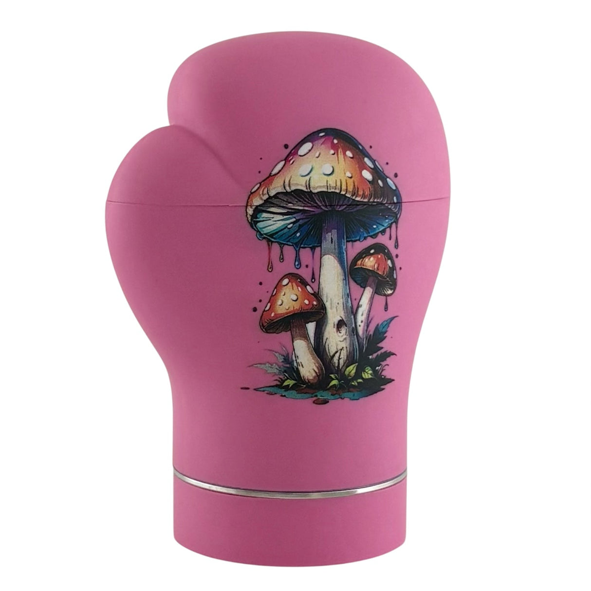 4-Piece Mushroom Boxing Glove Shaped Grinder – Assorted Colors Displaypack Super Supplys Inc