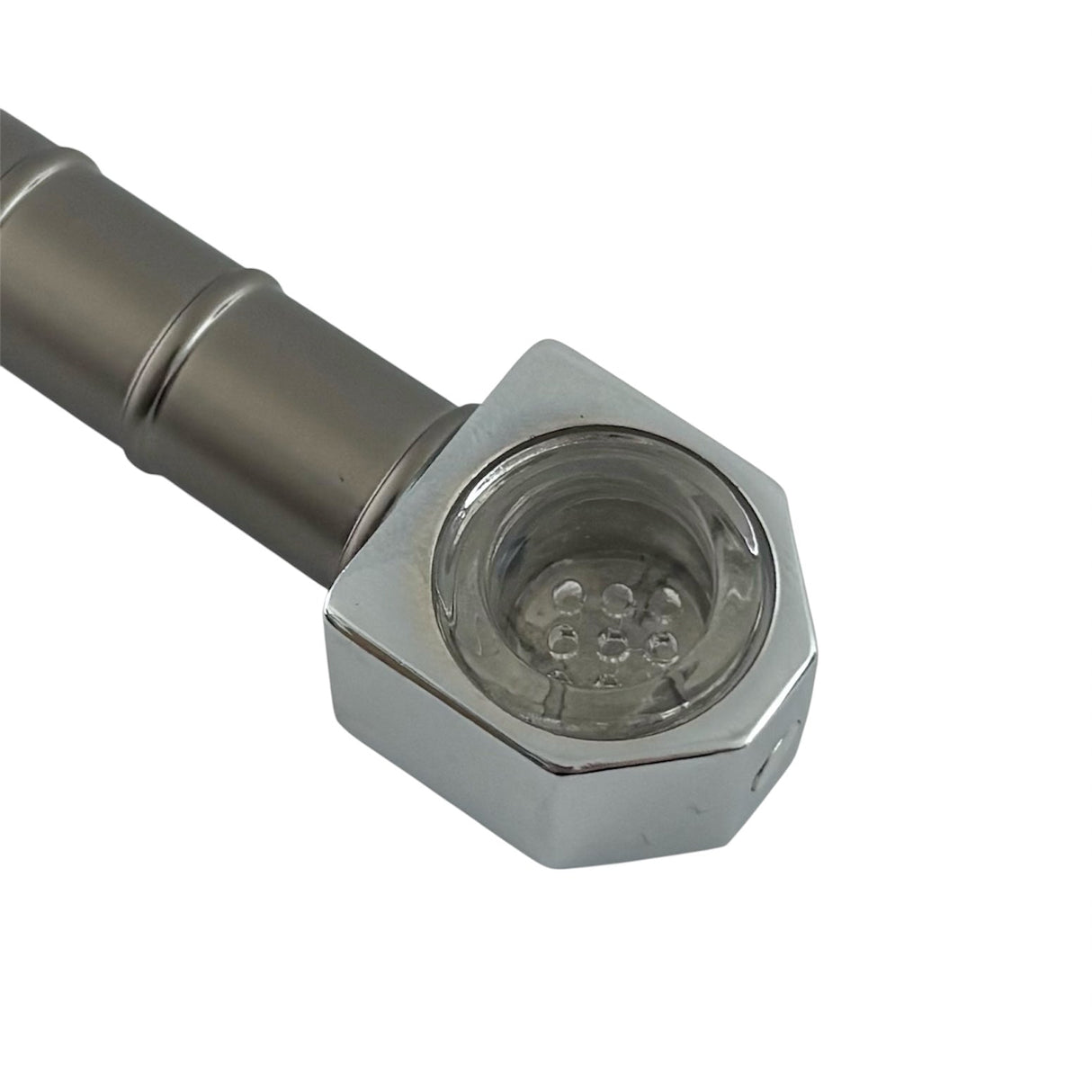 Hammer Style 4-Piece Metal Grinder with Built-In Pipe – Assorted Colors-6CT Displaypack Super Supplys Inc