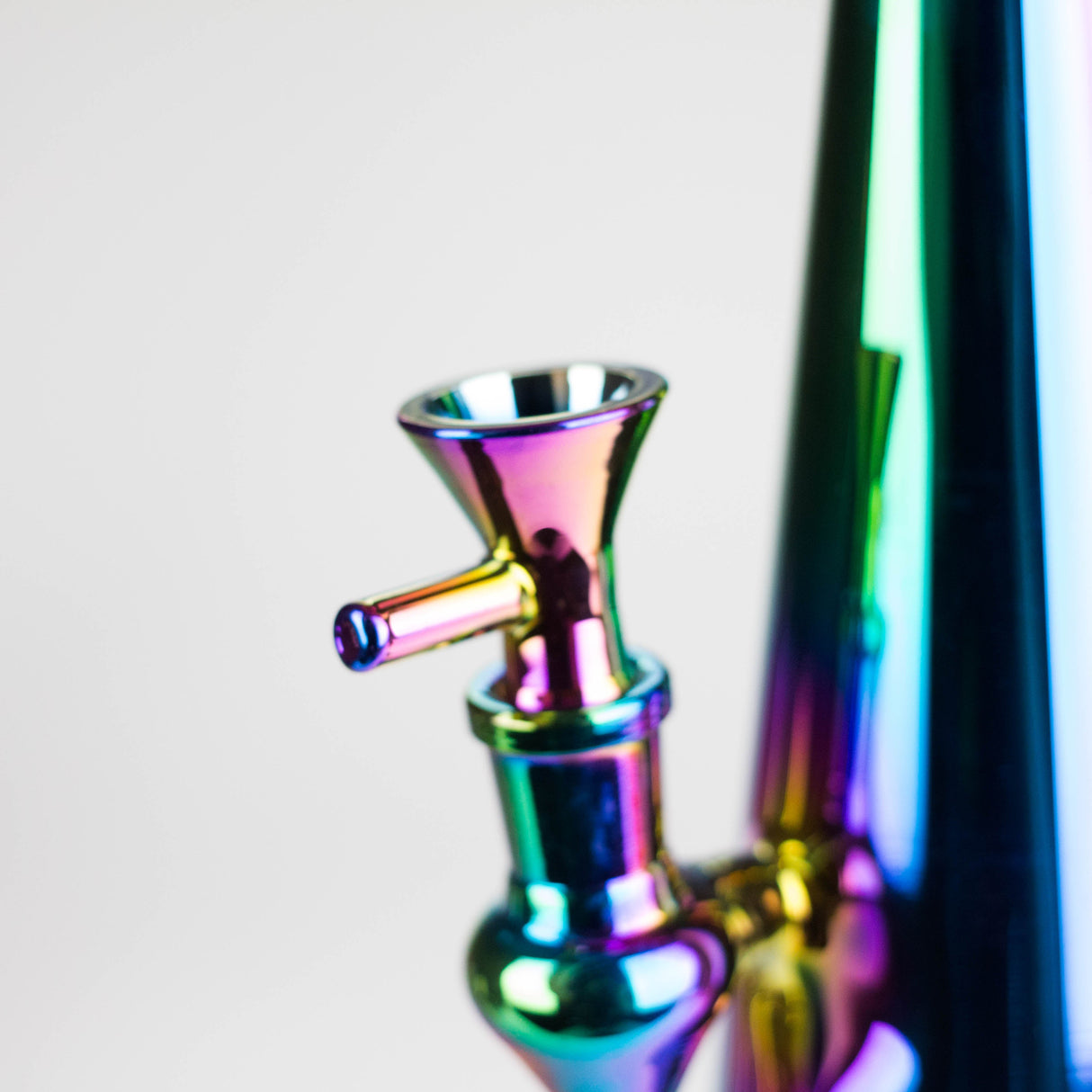 7" Solid Color Electroplate Glass Bong Glass Bong 777 Smoke