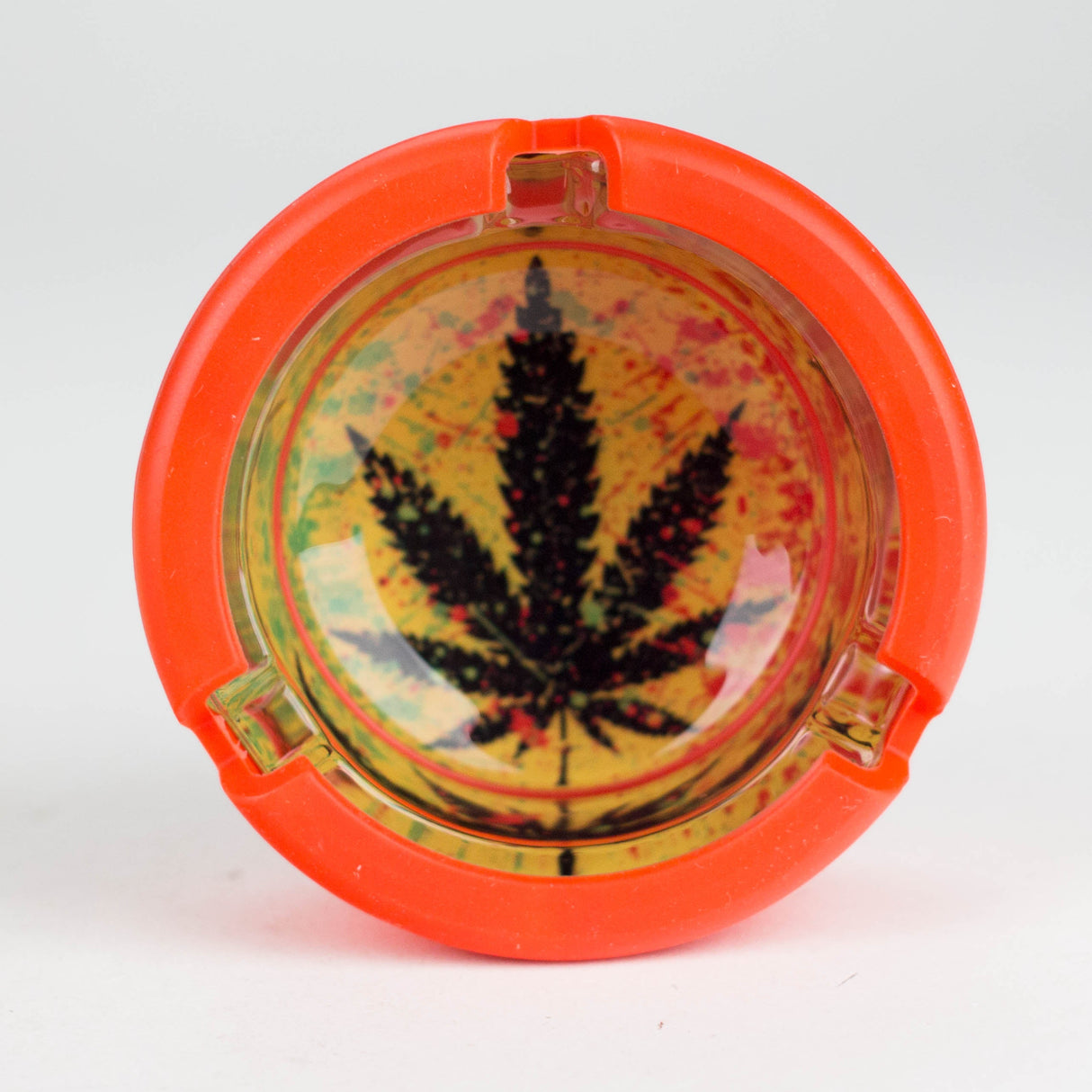 Glow-in-the-Dark Premium Glass Ashtray – Box of 6 Glass Ashtray 777 Smoke