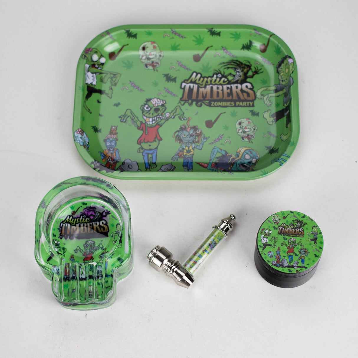 4-in-1 Metal Pipe Smoke Set – Complete Kit Bundle 777 Smoke