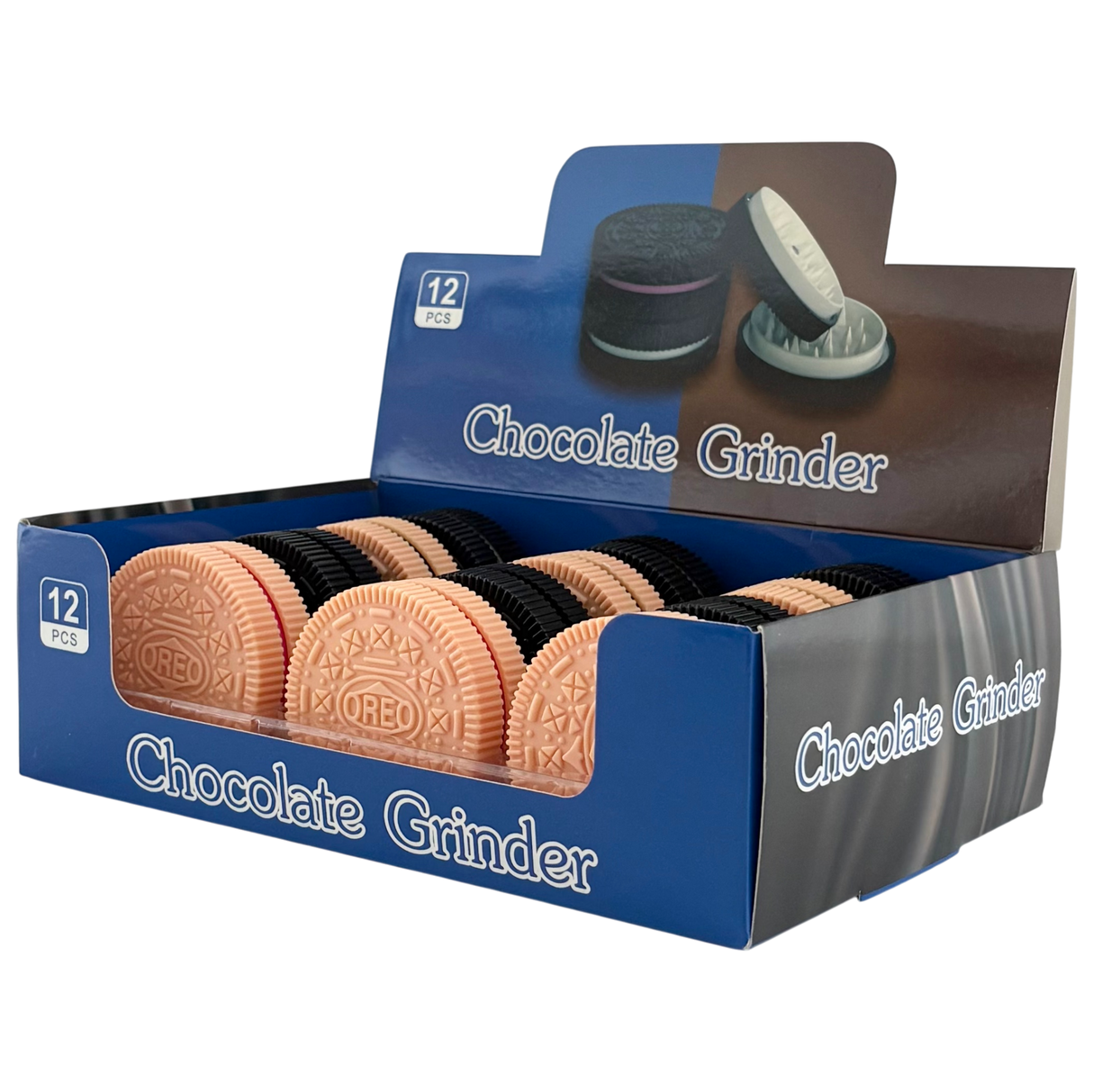 Cookie Style Plastic Grinders – (2-Part) Display Pack Super Supplys Inc