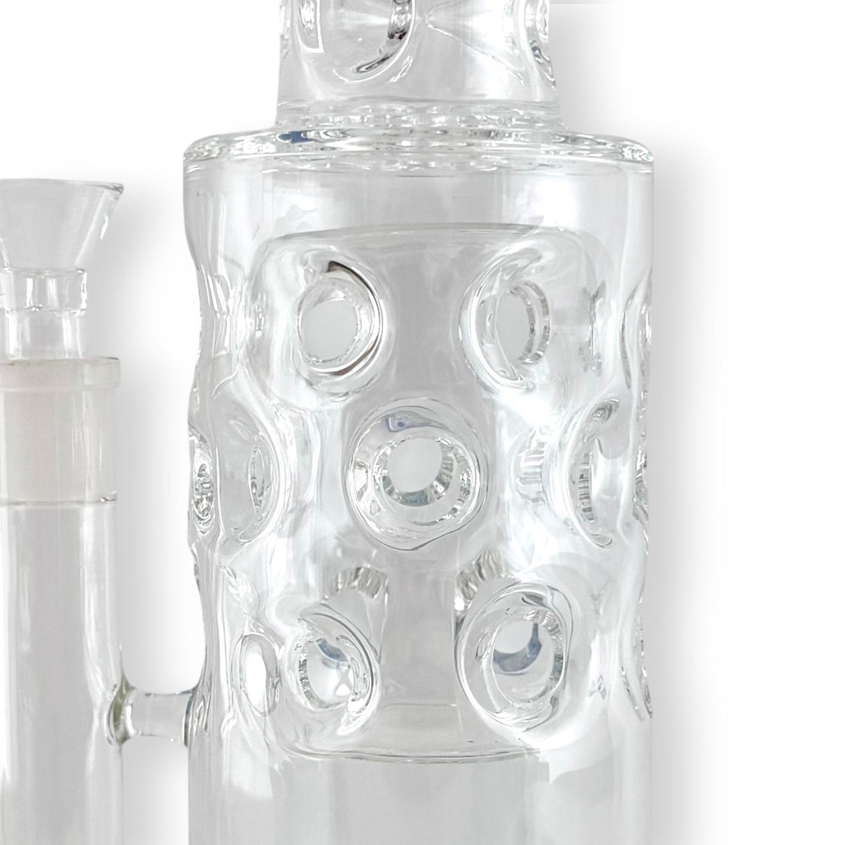 16" Straight Shooter Water Pipe with Screw Percolators Glass Bong Super Supplys Inc