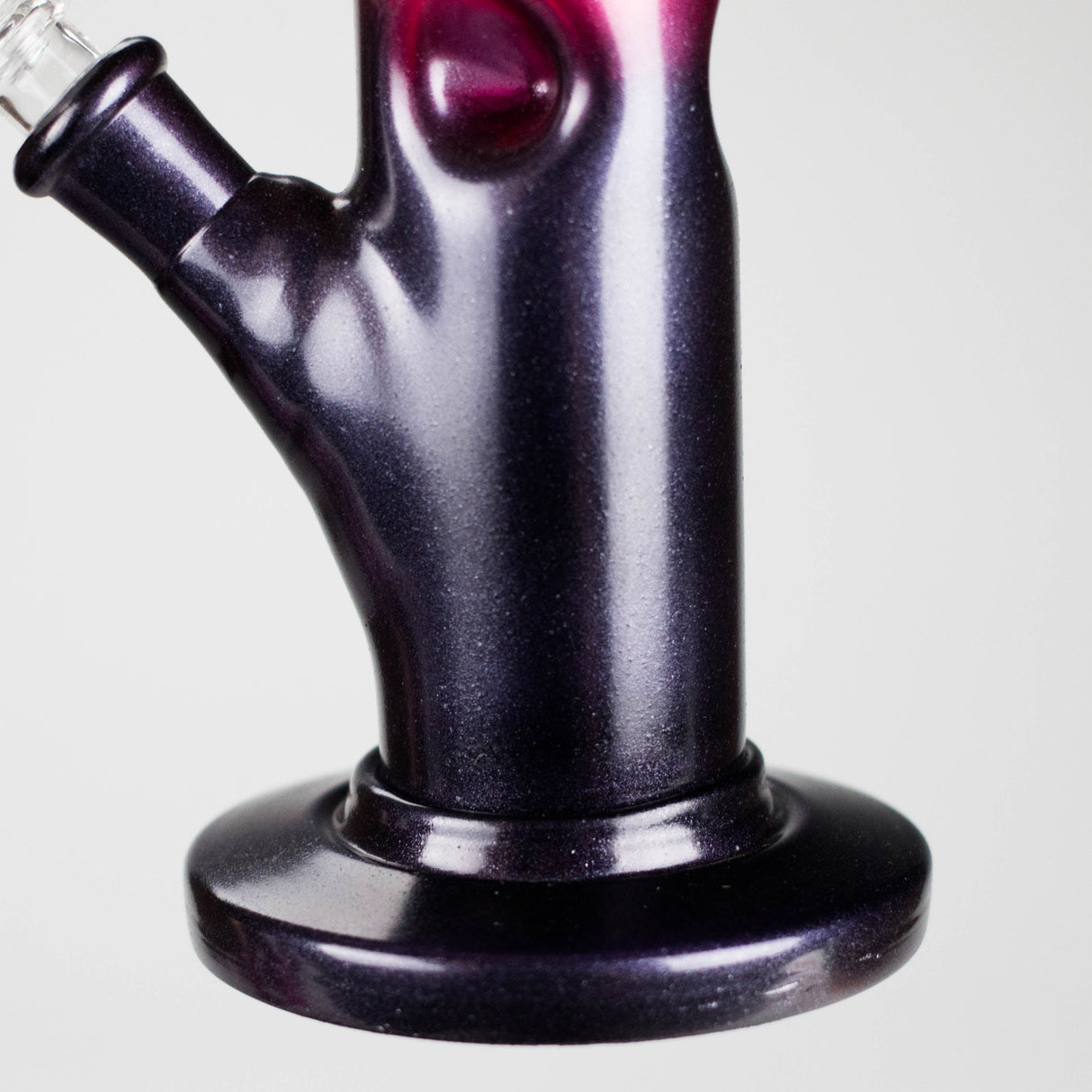 10" Shining Straight Glass Water Bong – Assorted Colors Glass Bong RMG WHOLESALE