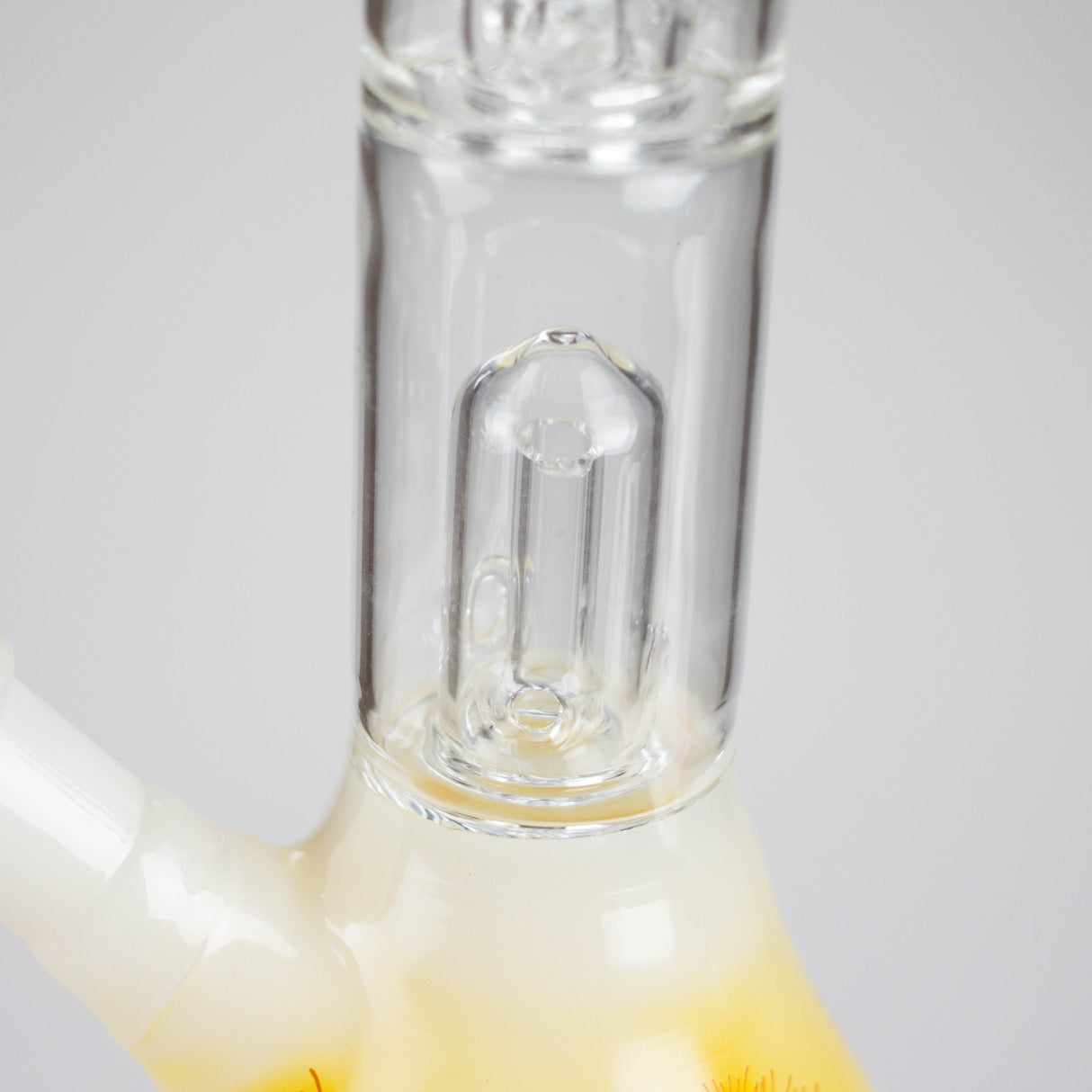 12" Double Perc Glass Water Bong – Fungus Design (Assorted Colors) Glass Bong RMG WHOLESALE