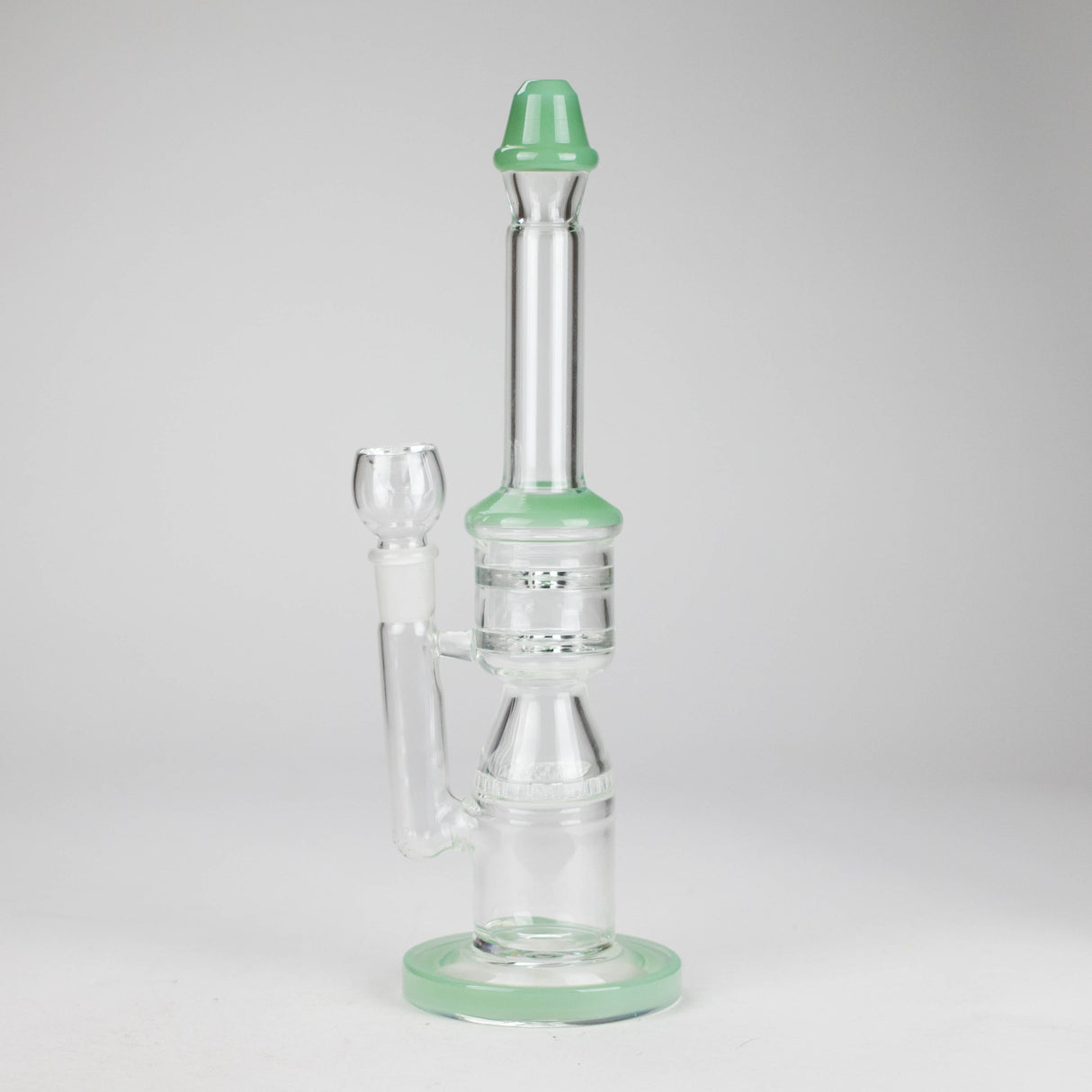 12" Honeycomb Diffuser Glass Water Bong – Assorted Colors Glass Bong RMG WHOLESALE