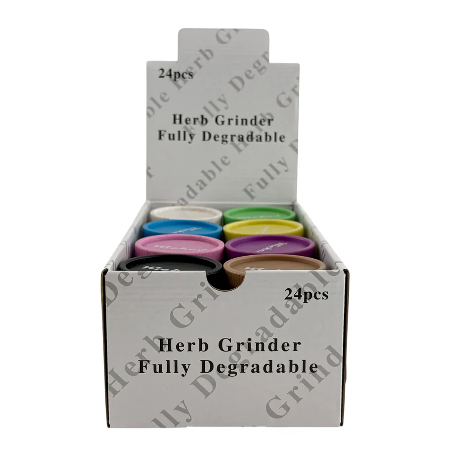 Wicked | Biodegradable 2-Piece Grinder Display (24 PCS) Display Pack Super Supplys Inc