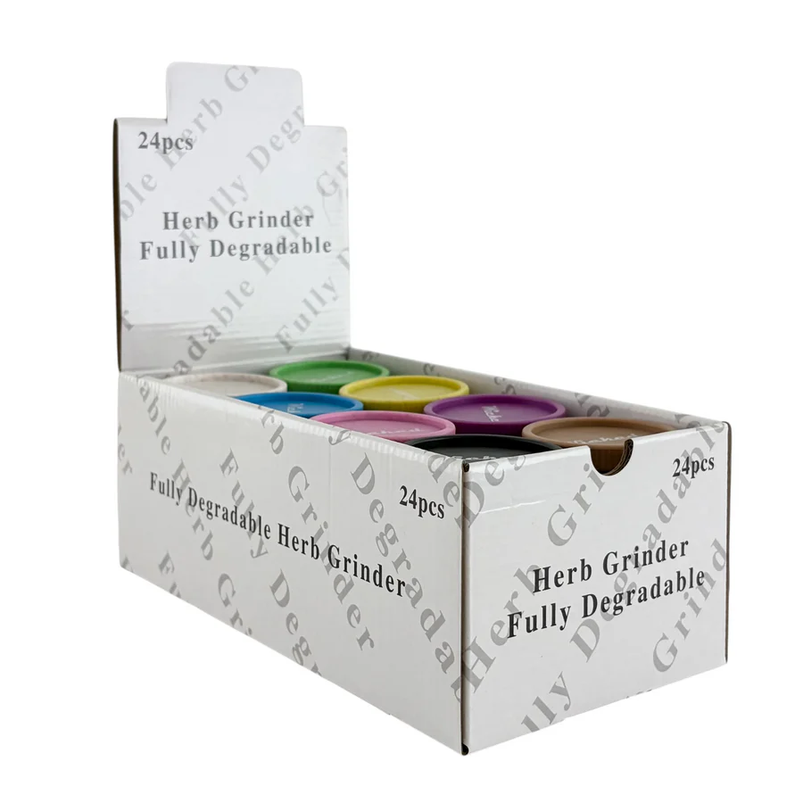 Wicked | Biodegradable 2-Piece Grinder Display (24 PCS) Display Pack Super Supplys Inc