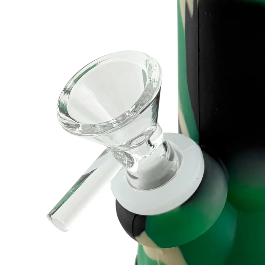 8" Skull Design Silicone Water Pipe – Assorted Colours Resin · Silicone · Plastic Bong Fortune