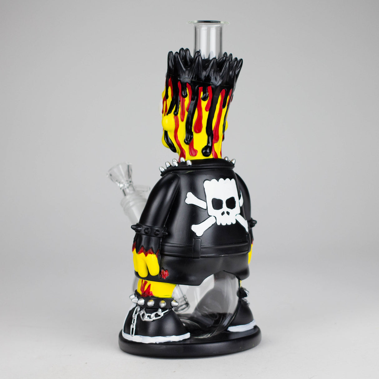 11.5" Spiky Rebel water pipe Resin · Silicone · Plastic Bong JJ Distribution