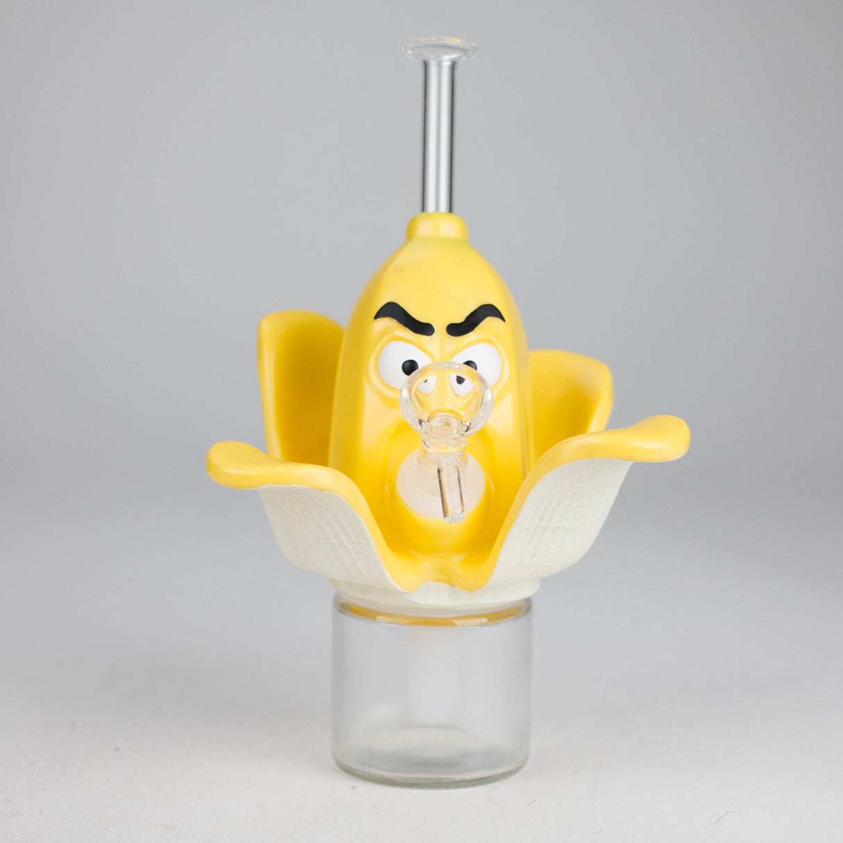 8.9" Banana water pipe Resin · Silicone · Plastic Bong JJ Distribution