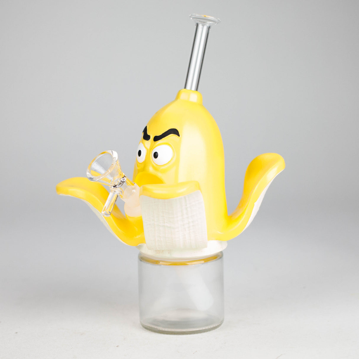 8.9" Banana water pipe Resin · Silicone · Plastic Bong JJ Distribution