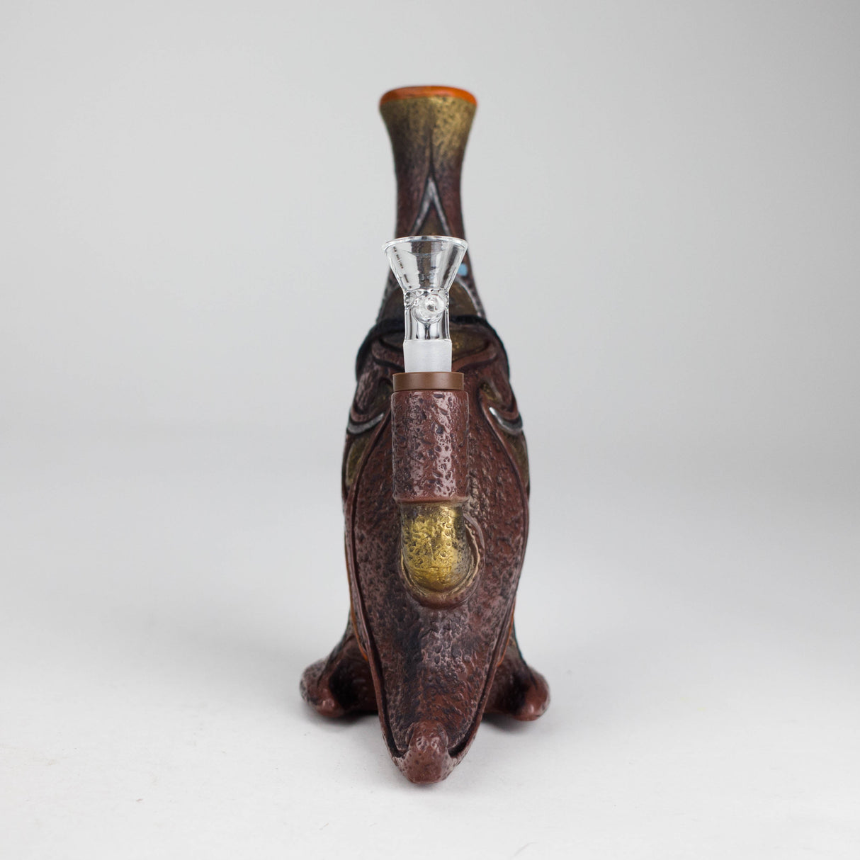 7.8“ Vinyl indian elements water pipe Resin · Silicone · Plastic Bong JJ Distribution