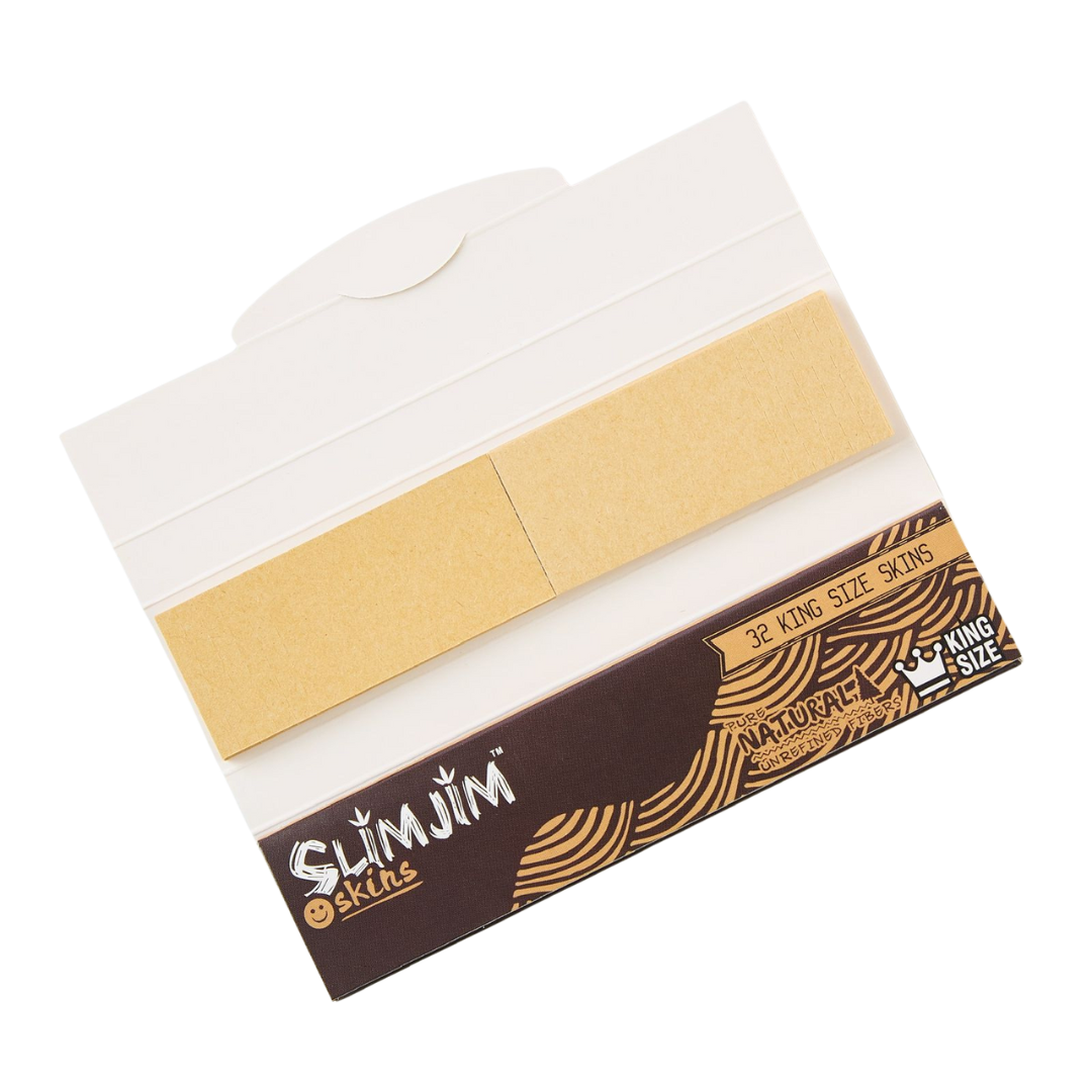 Slimjim - Natural King Size Skins + Tips (Box of 22) King Size SLIMJIM