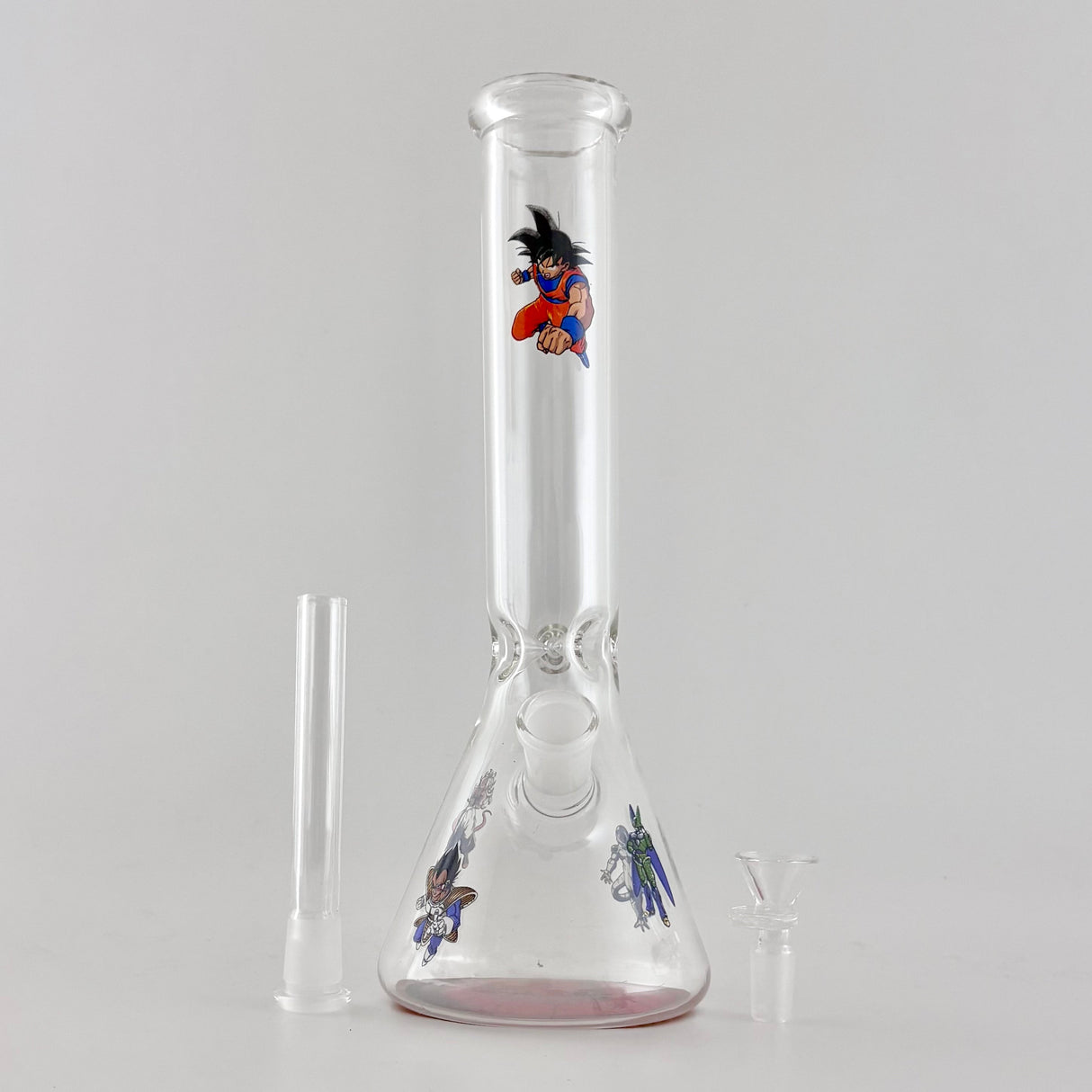 12" Anime-Themed Beaker Bongs – 4mm Thick Glass Glass Bong Super Supplys Inc